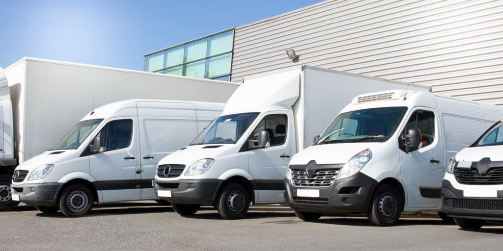 flotte de véhicules utilitaires, légers et poids lourds